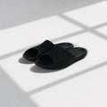 EASE 02 3D printed slide sandal — wave-textured upper and open honeycomb lattice sole